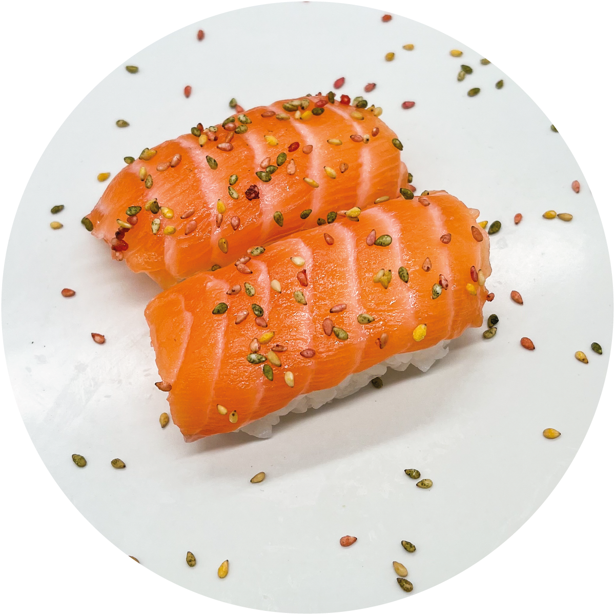 Nigiri saumon cru gumi sushi menu