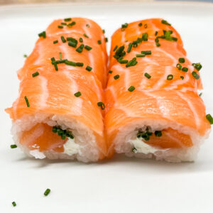 Gumi sushi double saumon fromage ciboulette