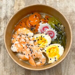 Ramen maison crevettes