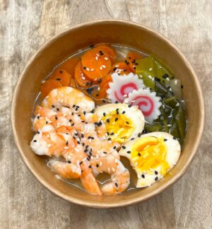 Ramen maison crevettes